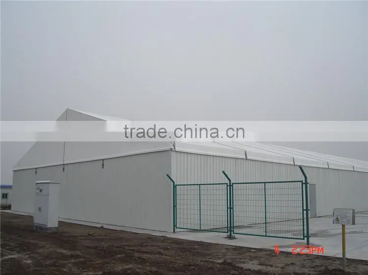 Snow resistant industrial storage building tent sheds for sale