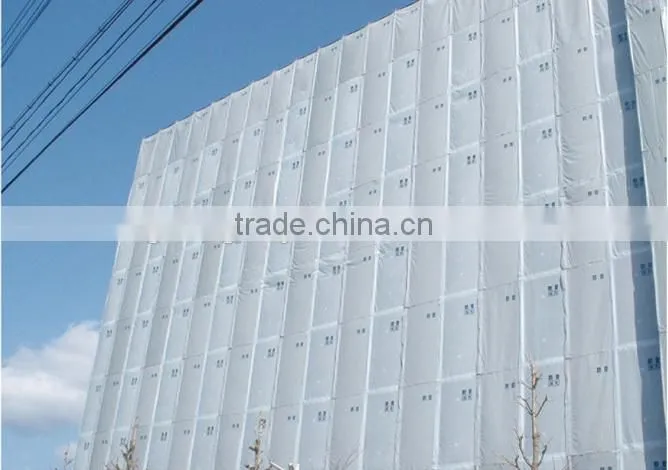 PVC anti-fire mesh sheet for building protection factory