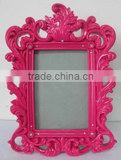 2014 newest beautiful resin photo frame