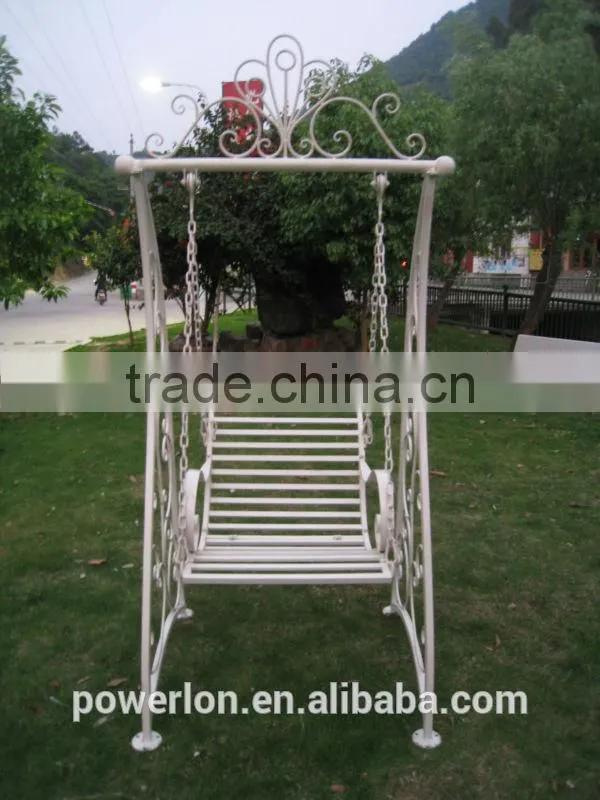 Antique Lougne Style Metal Singel Seat Swing Chair