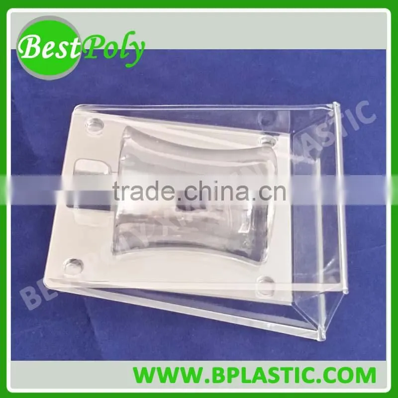 Clear Plastic Clamshell Box Plastic Bottle packaging