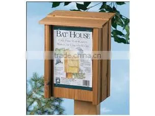 Cheap Outdoor Decorative Stand Mailbox Design Wooden Bat House
