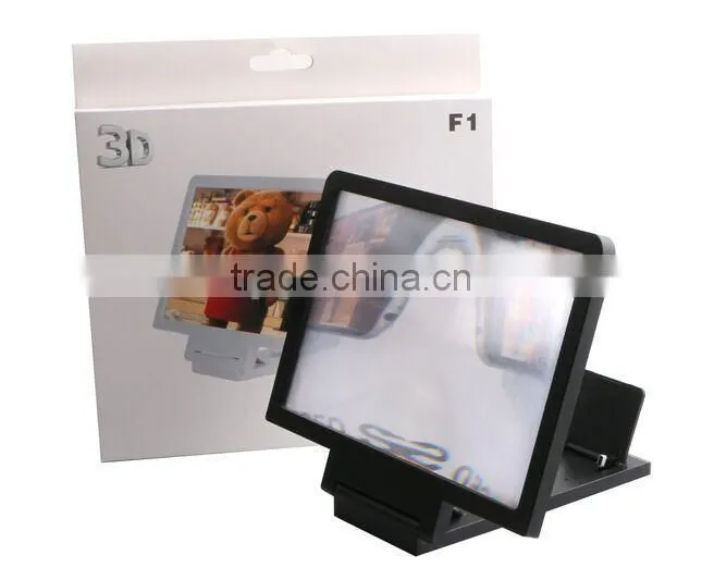 2015 New Arrival 3D Enlarged Screen Magnifier For Mobile Phones Fasion Design Stand For Mobile Phone Screen 4.7 Comes to Be 8.2
