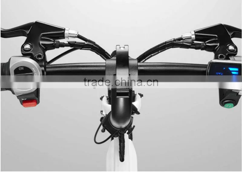 Mini Light Smart Mobile APP Control Electric Folding Bicycle, Colorful 36V 350W Aluminum Alloy 12inch Fold Electric Bicycle
