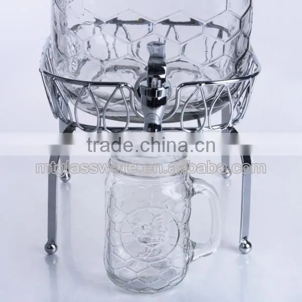 2015 new design rooster design cheap price of beverage dispenser with spigot