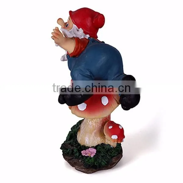 Cute gnome life size dwarft figurine garden statues wholesale