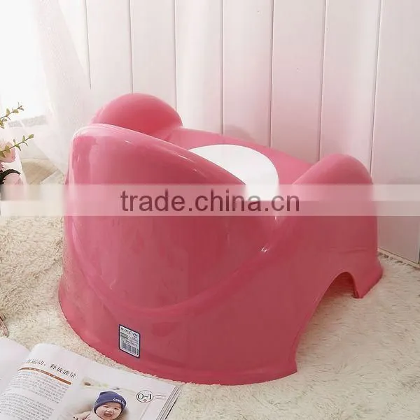 double-duty plastic baby toilet seat