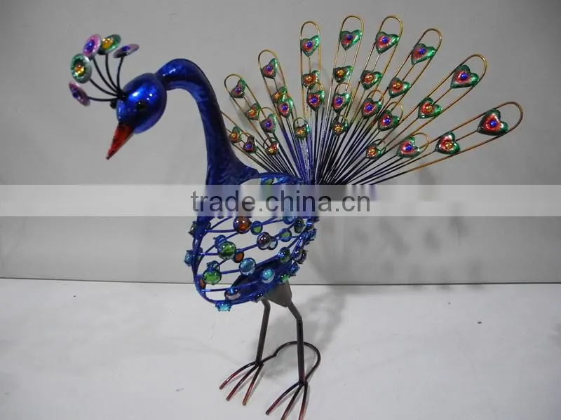 special metal peacock decoration for stores