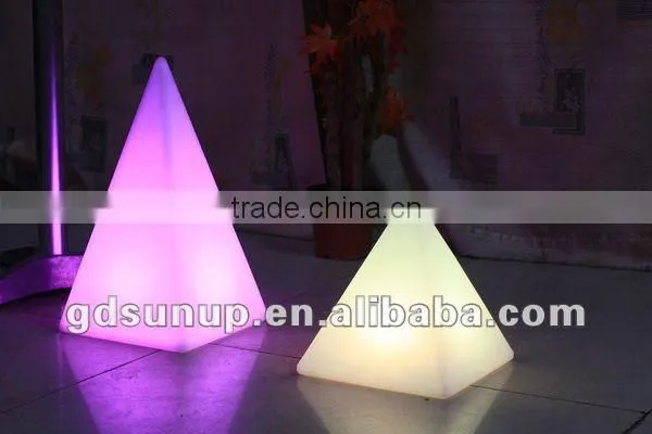 PE material rechargeable led table lamps