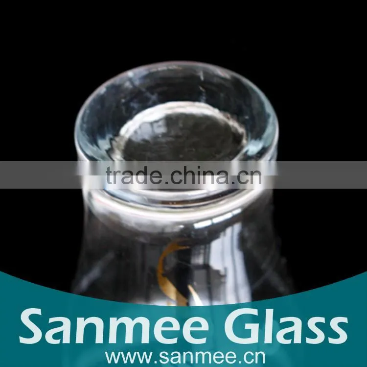 Customized Decal Design 10 Oz Drinking Glass Cup