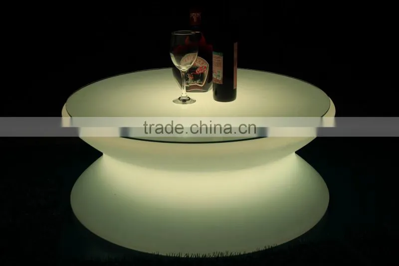Color changing lighting led coffee table, illuminated led bar table