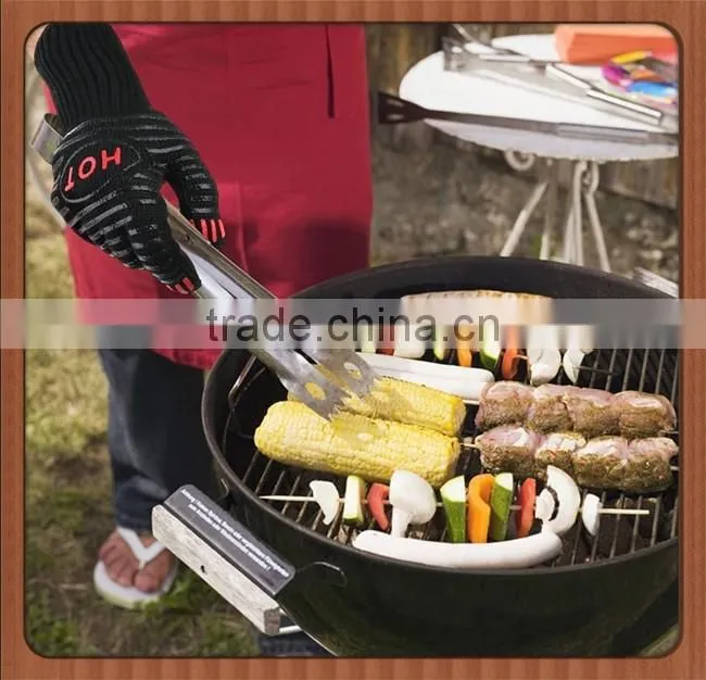Wholesale Aramid Fiber Heat Resistant BBQ Gloves Cooking gloves