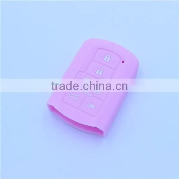 7 buttons silicone car key case, key jackets for toyota. silicone car key cover