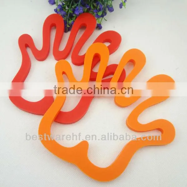silicone mat in hand shape | silicone hot pot mats | silicone mat