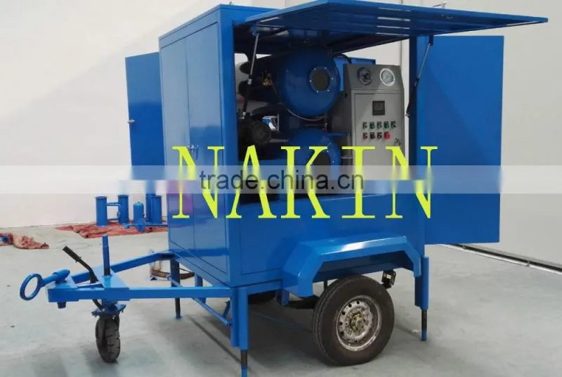 Hot selling Nakin ZYM Trailer Type Insulating Oil Process / Oil Disposal / Oil Flushing