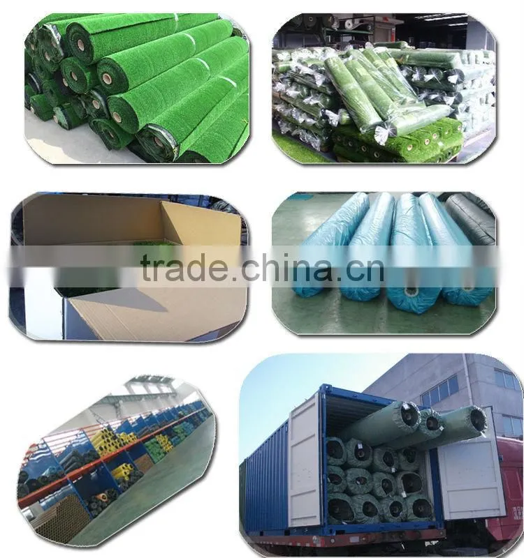 Green Polyethylene Synthetic Grass Outdoor Mat