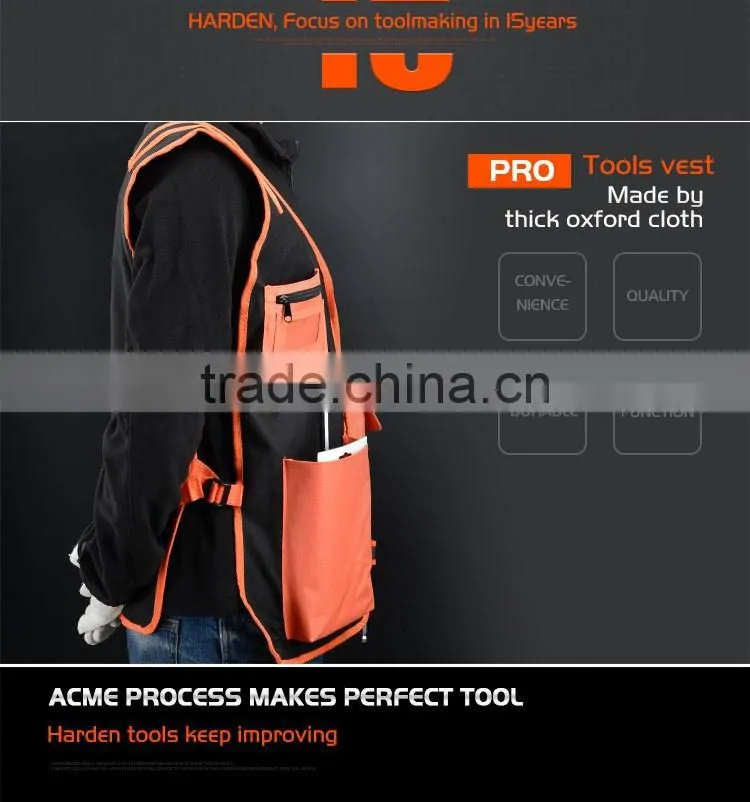 Gold Supplier China OEM Working Tool Sleeveless Workmans Vest