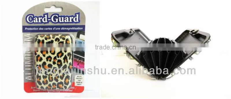 pattern design Aluminium Credit Card Holder Aluminum wallet