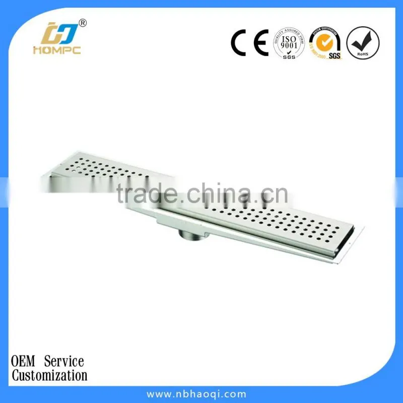 bathroom accessories manufacturer long floor drain shower drain