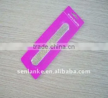 yellow stripe nail file
