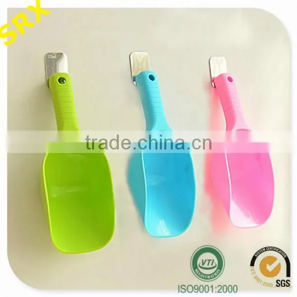 OEM Multi-use colorful high qualtiy plastic ice bucket scoop for sale, custom plastic ice scoops