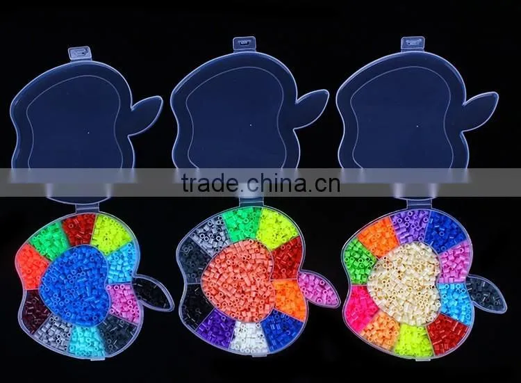 Wholesale DIY Toys Children Funny Puzzle Non-toxic Eco-friendly Plastic 5mm Mini Hama Perler Beads