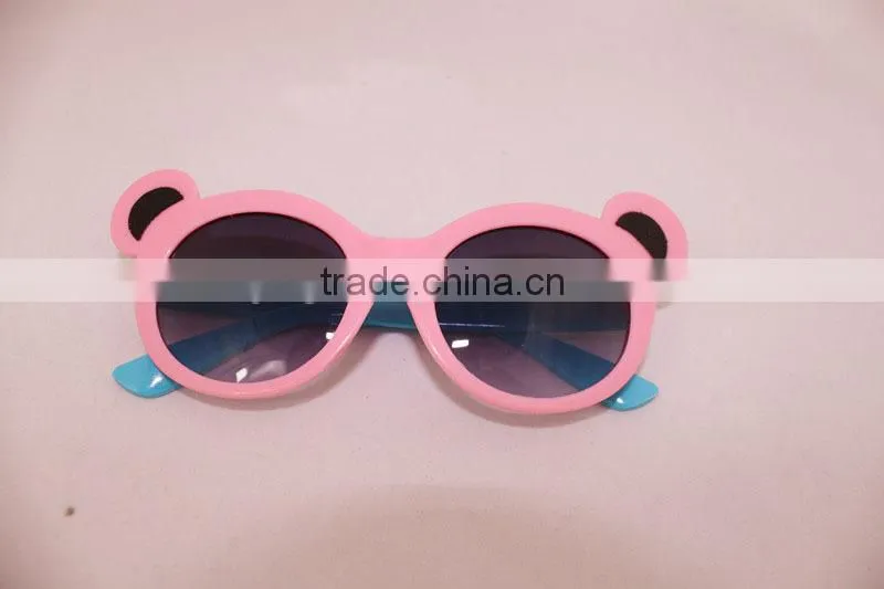 Cute Panda-Shape Glasses Kids Sun Glasses Fashionable Plastic Sunglasses