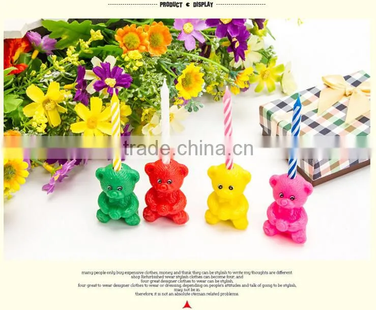 Birthday candles birthday cake candles Little Bear candles Wholesale