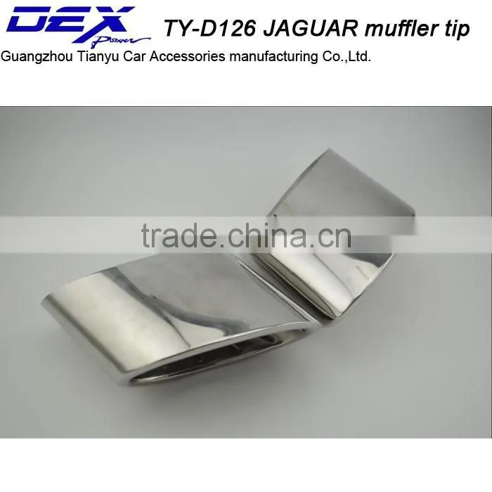Stainless steel exhaust tip JAGUAR muffler tip