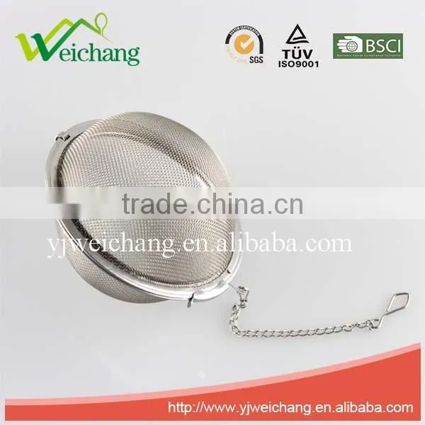 WCL029 Wooden Handle Stainless Steel Tea Ball