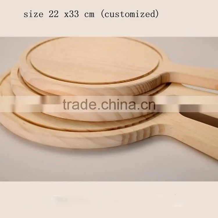 Professional trendy high quality wooden pizza plate