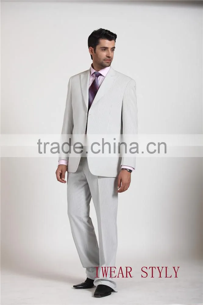 Stripe 2PCS business suits for man / jacket & pant