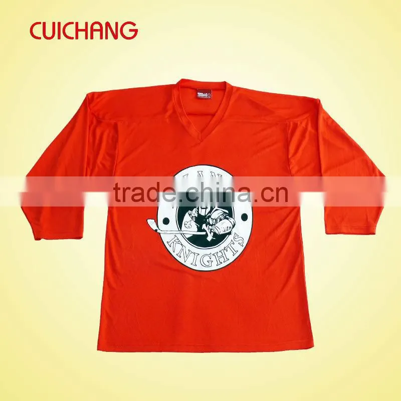 Sublimation ice hockey jersey&ice hockey goalie jerseys&ice hockey practice jerseys wholesale YY-444