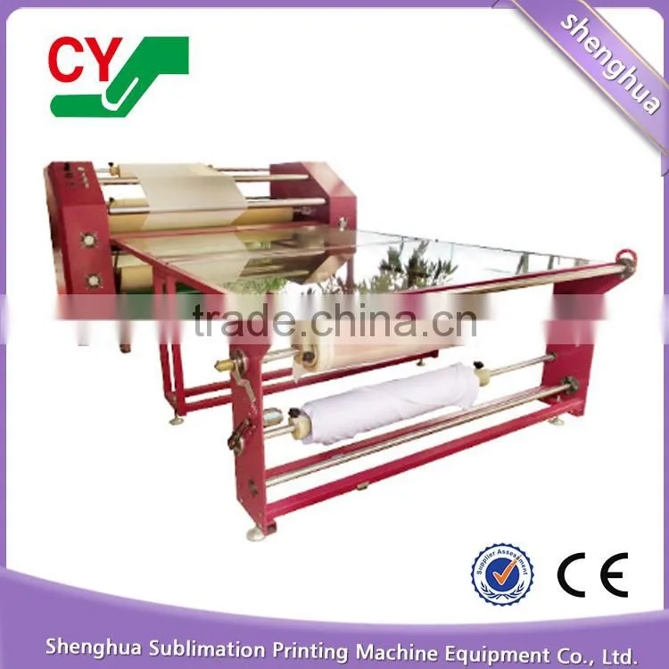 Large printing size automatic garment calender rotary sublimation roll heat press