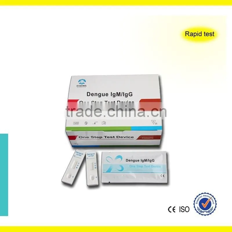 Dengue IgG/IgM and NS1 test cassette