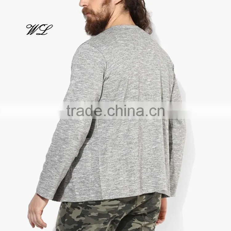 Man Fashion Long Sleeve Buttons Design Blazer Jacket Knit Fabric Fancy Shrug