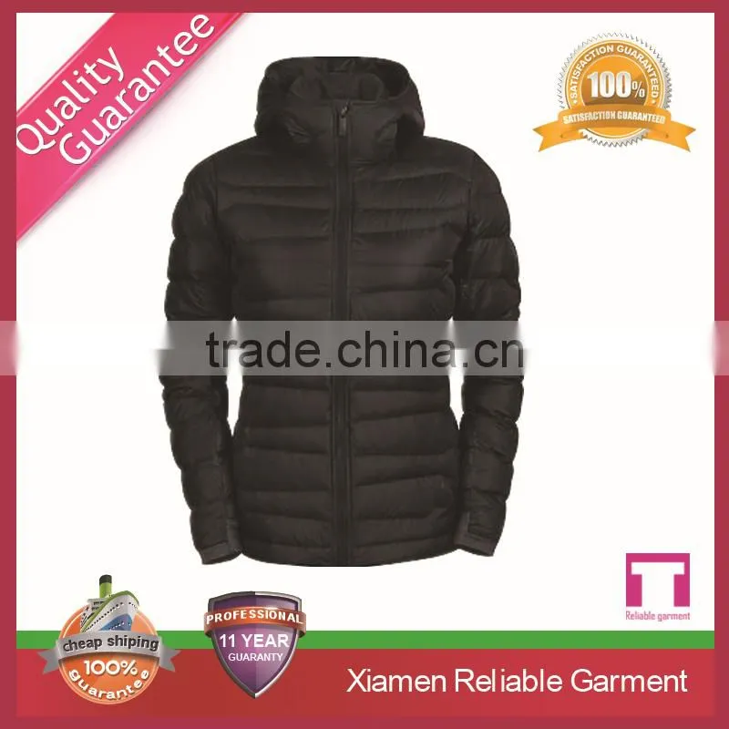 Custom wholesale woman fur winter coat custom nylon jackets OEM service