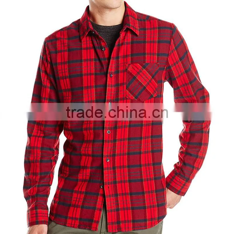 different types long sleeves flannel shirts for men