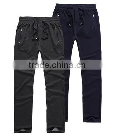wholesale customize men polyester cotton sweat sports pants