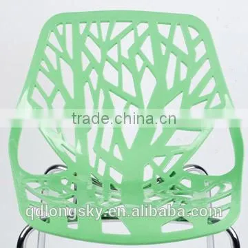 LS-4009 Wholesale Modern Cheap Colorful Stacking plastic Dining Chair For Dining Room Furniture
