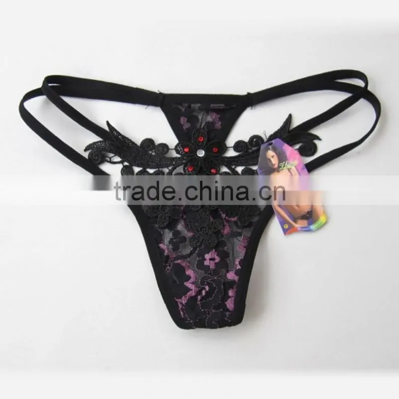 Women Sexy Panties Lace Briefs Girl Lingeries Thongs g-string Flower Panties