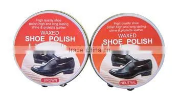 50ml (1.4oz) water proof shoe care polish cream in tin box