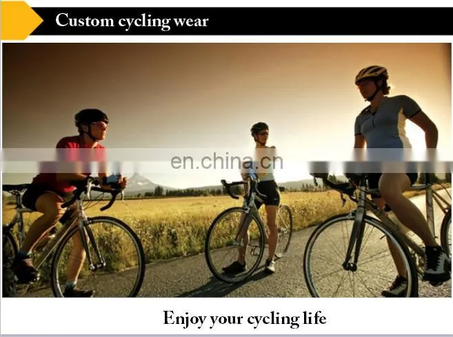 oem cycling wear custom design 100% polyester 150g