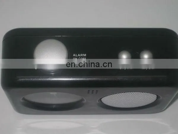 recordable alarm clock voice recorder with colorful alarm clock design