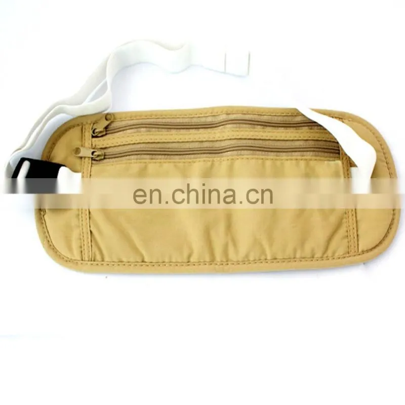 Hidden Nylon Rfid Women Travel Waist Band
