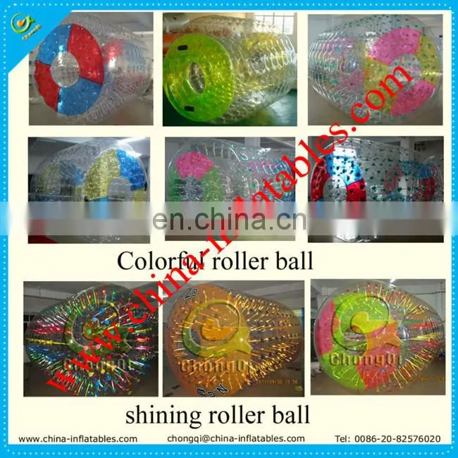 Colorful inflatable water roller ball price