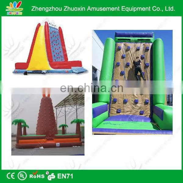 Sporting Playground Inflated Mountain Climbing Wall inflatable climbing tower