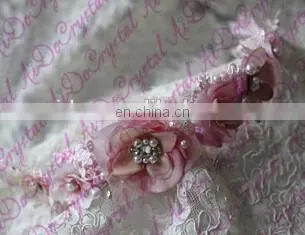 Aidocrystal hot selling wedding party bridal pearl headwear,women hair accessories,lace rhinestone headpiece