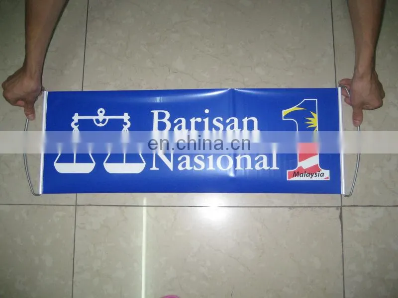 rolling up adveritising promotional scrolling banner
