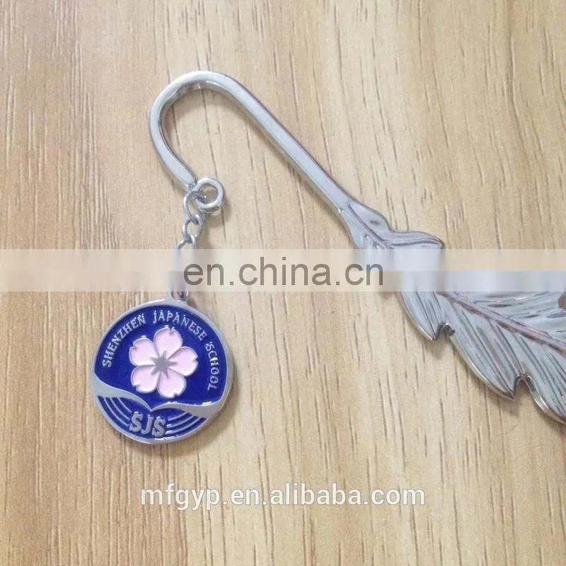 Gifts wholesale transparent metal bookmarks